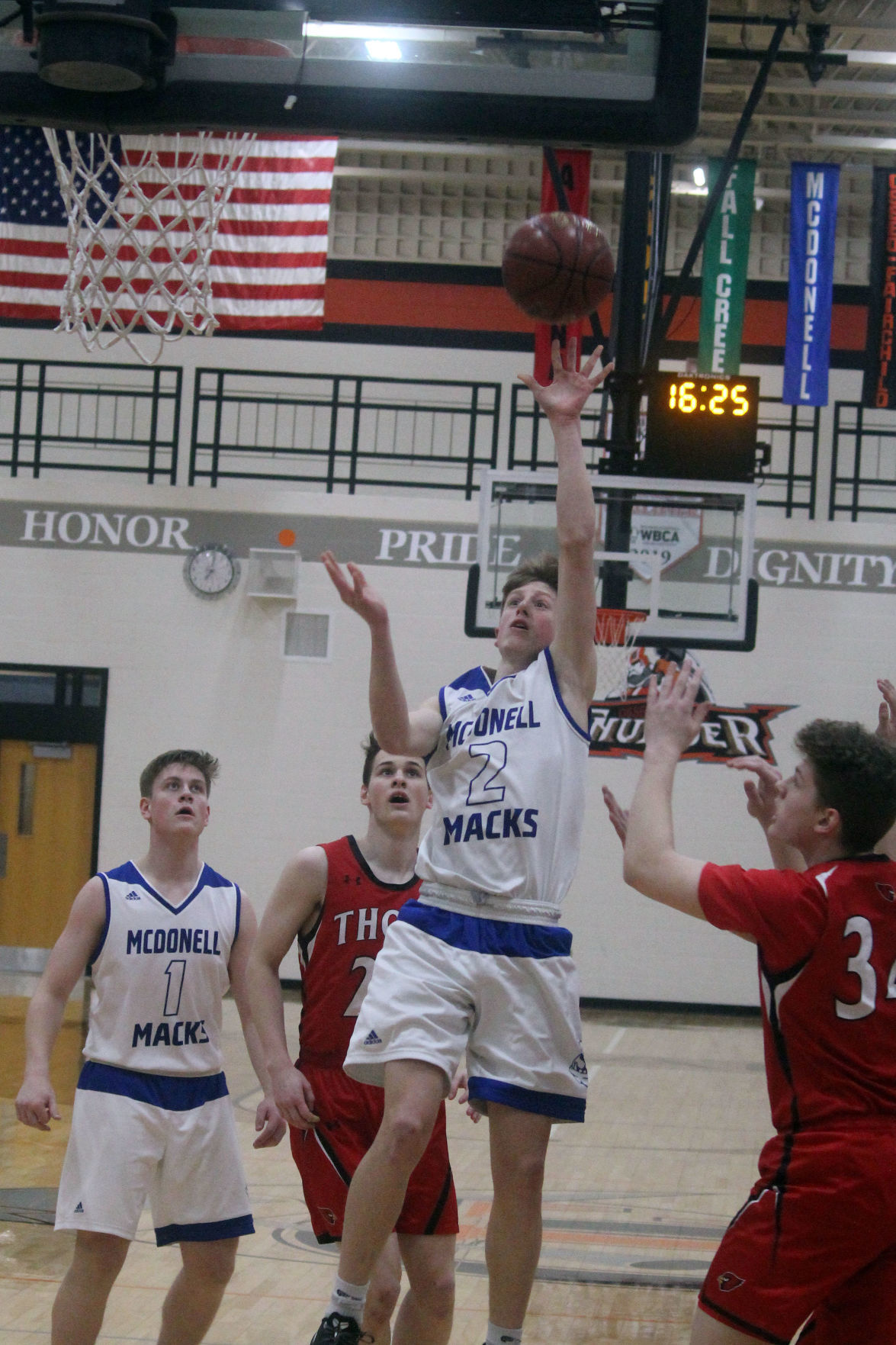 McDonell vs Thorp boys basketball at Osseo 3-12-20
